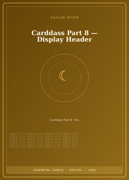 Carddass Part 8